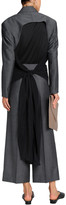 Thumbnail for your product : Chalayan Crepe De Chine-paneled Wool And Mohair-blend Blazer