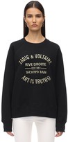 Thumbnail for your product : Zadig & Voltaire Embroidered Cotton Jersey Sweatshirt