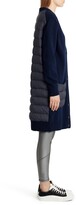 Thumbnail for your product : Moncler Quilted Down & Wool Long Cardigan