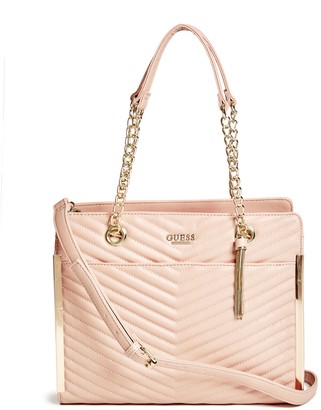 GUESS Women's Mila Quilted Satchel