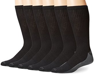 Dickies Men's 6 Pack Dri-Tech Comfort Crew Socks - Big & Tall