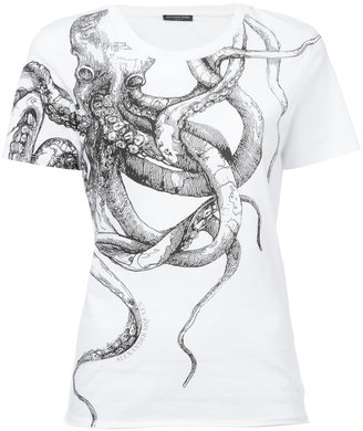 Alexander McQueen octopus print T-shirt
