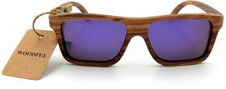 woodful Bamboo Sunglasses,100% Hand Made Wooden Sun Glasses,Men Women Wood glasses (, black1)
