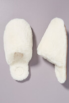 Thumbnail for your product : Anthropologie Sadie Faux Fur Slippers By in Beige Size S/M