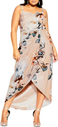 City Chic Delicate Rose Maxi Dress - ShopStyle