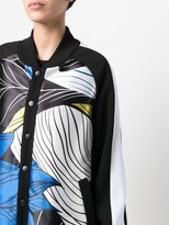 Thumbnail for your product : Elie Saab Mikado floral-print bomber jacket