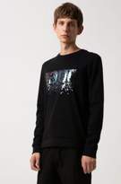 Thumbnail for your product : HUGO Crew-neck sweatshirt with foil-print reverse logo