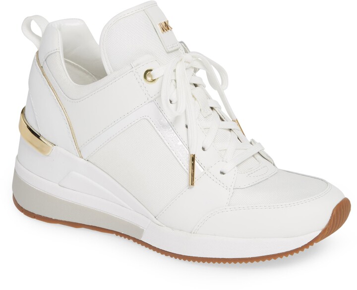 michael kors georgie wedge sneaker
