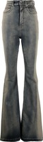 Degrad?-Effect Flared Jeans 