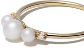 Thumbnail for your product : Mizuki Cultured Pearl And Diamond Embellished Ring