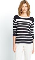 Thumbnail for your product : Savoir Striped Jumper