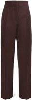 Thumbnail for your product : Jil Sander High Waist Raw Wool Twill Pants