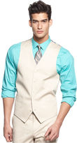 Thumbnail for your product : Tallia Suit, Tan Cotton Vested Slim Fit
