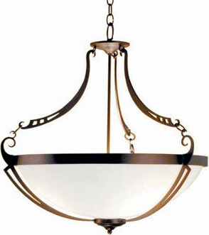 2nd Ave Lighting Focus 3 - Light Unique / Statement Bowl Pendant