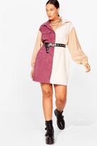 Thumbnail for your product : Nasty Gal Womens Writers Block Plus Two-Tone Shirt Dress