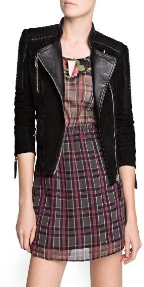 mango outlet leather jacket