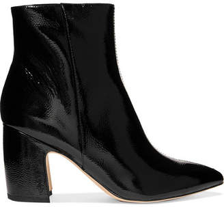 Sam Edelman Hilty Patent-leather Ankle Boots - Black