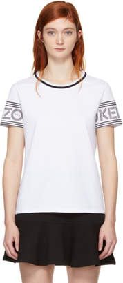 Kenzo White Logo Sport T-Shirt