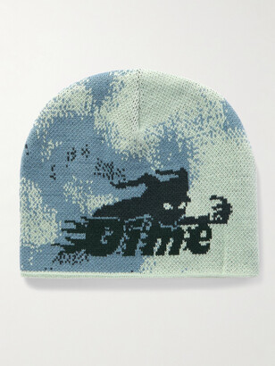 帽子 Dime final skull cap beanie DIME Final Skull Jacquard-Knit Beanie - ShopStyle Hats