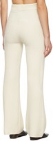 Thumbnail for your product : DRAE Off-White Wool Lounge Pants