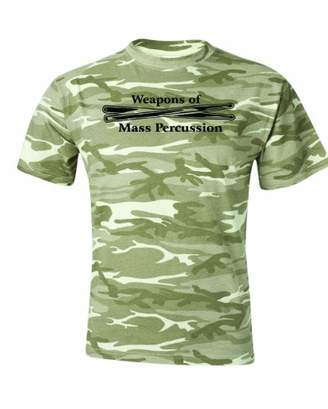 Men's Weapons Of Mass Percussion. Drum Sticks T-Shirt
