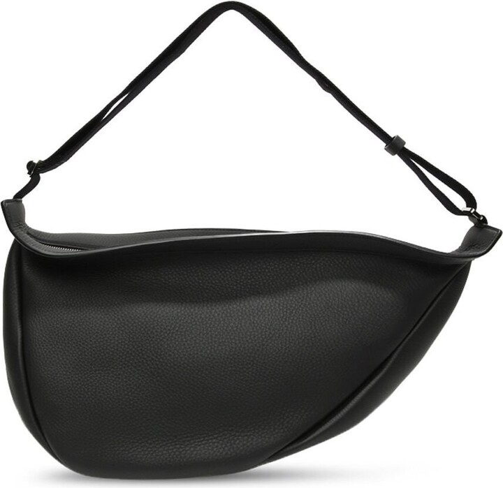 The Row Slouchy Banana Large Leather Shoulder Bag