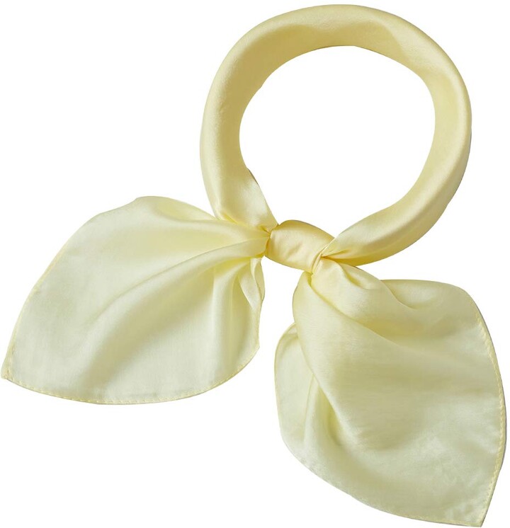 Bellonesc Women's Scarfs 100% Silk Small Square Scarves 21 x 21 Real silk Hair Scarfs Neckscarfs for Women 