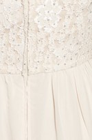 Thumbnail for your product : Speechless Embellished Glitter Lace Strapless Dress (Juniors)
