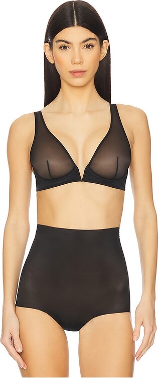 Commando Chic Mesh Plunge Underwire Bra