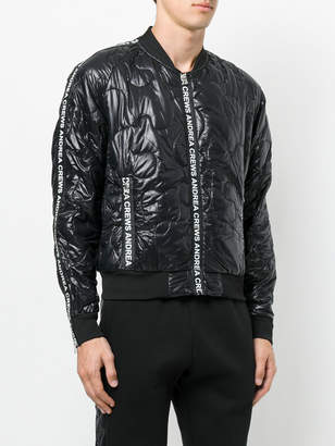 Andrea Crews quilted effect bomber jacket