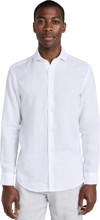 Frescobol Carioca Antonio Linen Shirt
