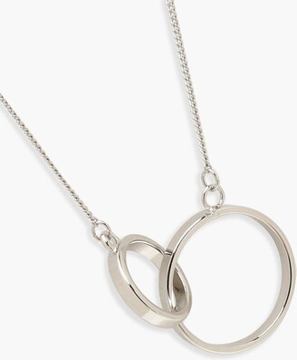 boohoo Simple Circle Linked Necklace