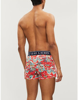 Thumbnail for your product : Polo Ralph Lauren Graphic-print slim-fit low-rise stretch-jersey trunks
