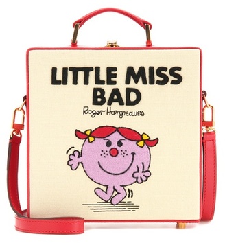Olympia Le-Tan Little Miss Bad Canvas And Leather Shoulder Bag