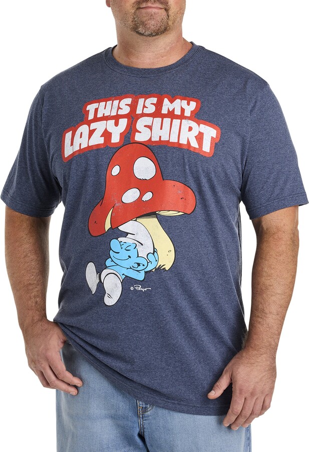 True Nation by DXL Big & Tall This Is My Lazy Shirt Graphic Tee