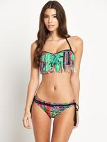 Thumbnail for your product : River Island Leila Tropical Fringed Boy Briefs