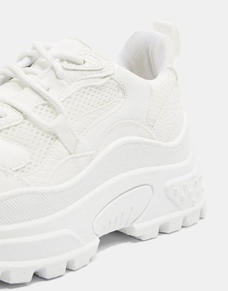 Topshop chunky sneakers in white - ShopStyle