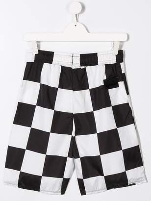 Diadora Junior checkered shorts