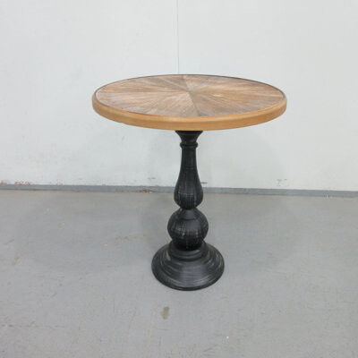 CHENGGUHENGXIN Wooden End Tables Retro Side Table French Country Accent Coffee Side Table Modern Small Round Tea Table Pedestal Side End Table For Living Room Househ