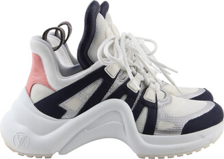 LOUIS VUITTON Stretch Fabric LV Black Heart Sock Sneaker 36.5