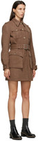 Thumbnail for your product : Chloé Brown Wool Houndstooth Jacket Dress