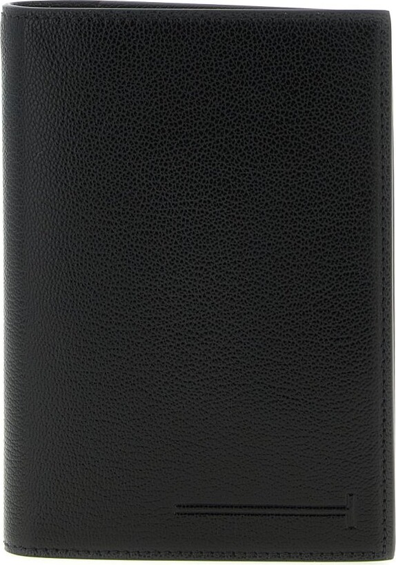 Tom Ford Logo Printed Bi-Fold Passport Holder