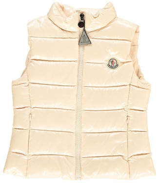 Moncler Sleeveless Ghany Down Jacket with Hood
