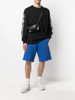 Thumbnail for your product : Alexander Wang Logo-Sleeve Cotton T-Shirt