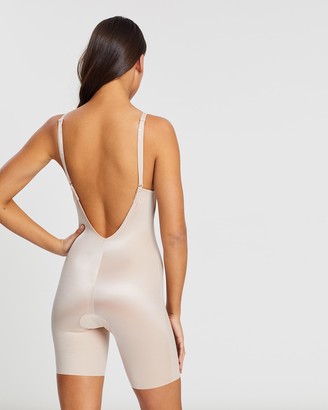 Spanx Suit Your Fancy Plunge Low-Back Mid-Thigh Bodysuit