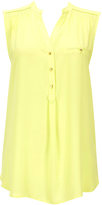 Thumbnail for your product : Wallis Lime Sleeveless Shirt