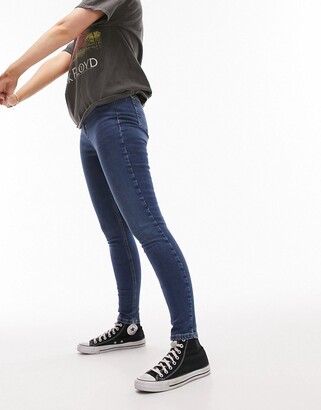 Topshop Hourglass Jamie jeans in rich blue - ShopStyle