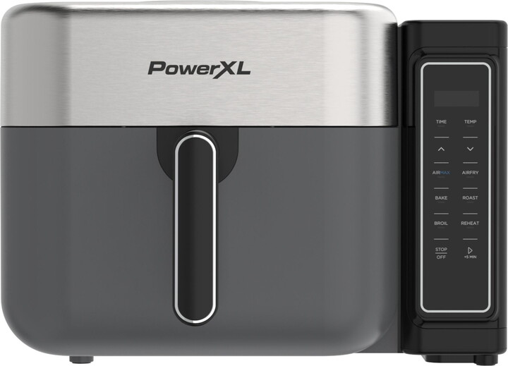 PowerXL 8 Quart AIRMAX™ Air Fryer Oven with 6 Pre-Sets, Two Tier Compact Design