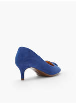 Thumbnail for your product : Talbots Erica Tasseled Kitten-Heel Pumps-Kid-Suede