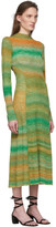 Thumbnail for your product : Tibi Green and Orange Space Dyed Sweater Dress